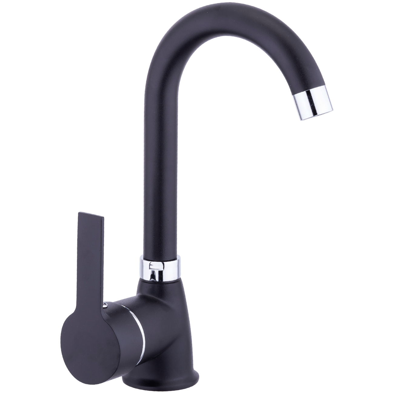 ACESER MİX DELTA SİYAH KUĞU LAVABO BATARYASI 40LIK